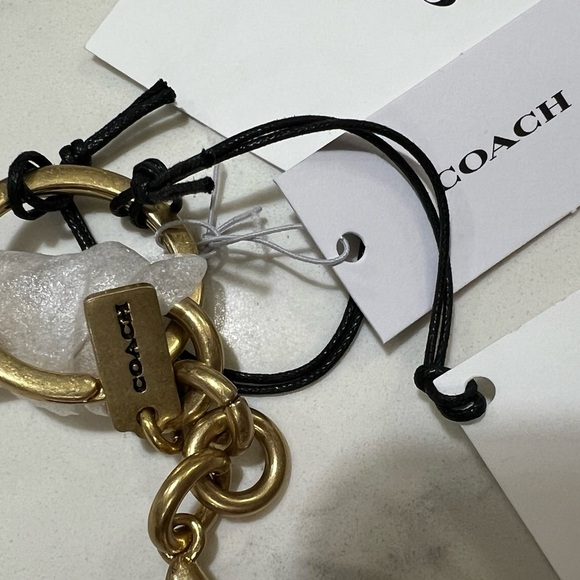 Original Coach Red and Gold Cherry Key Holder - Picture 11 of 15